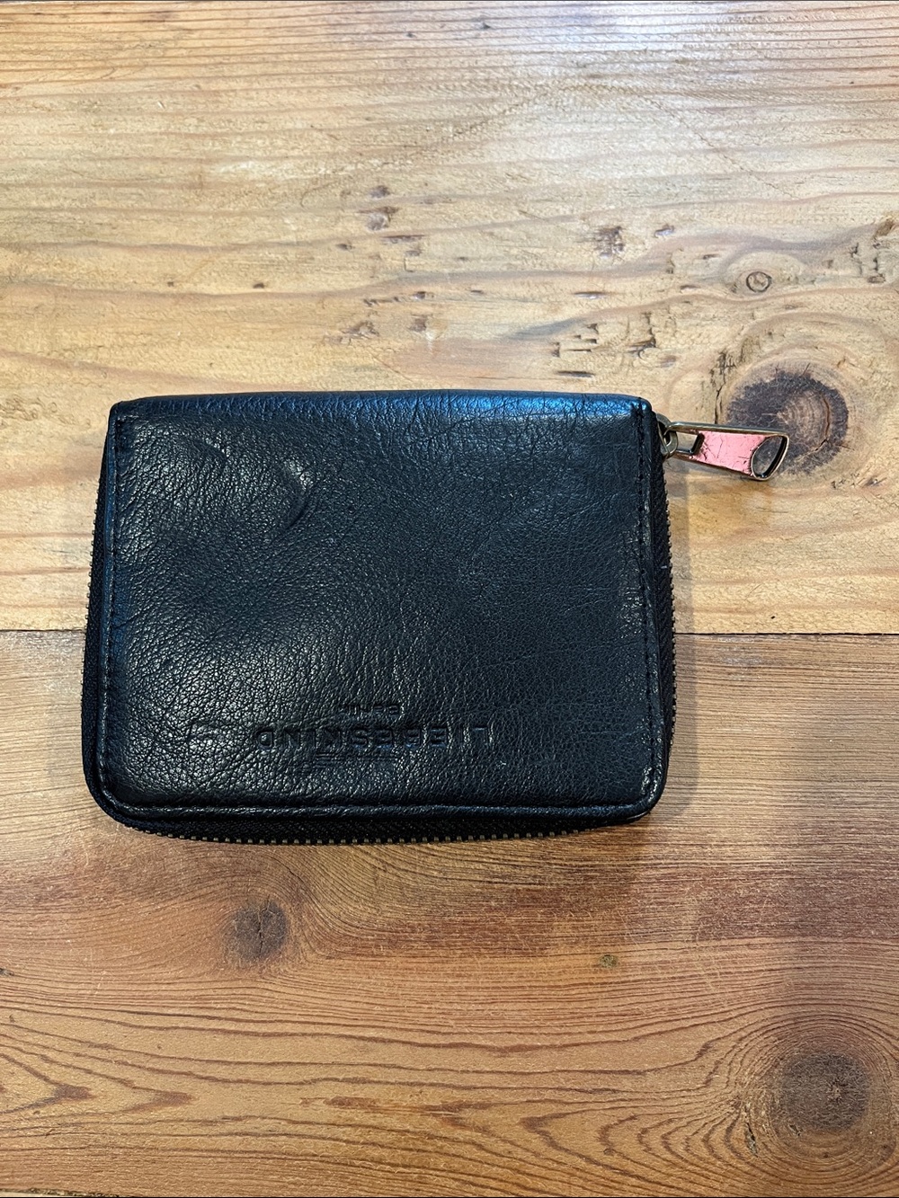 LIEBESKIND Black Berlin Wallet Zip-Around Conny 12-Card Slot Coin